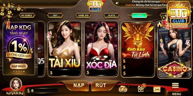 Những lưu ý khi nạp tiền Hitclub