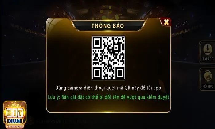 Cách tải app Hitclub về máy nhanh chóng qua mã QR